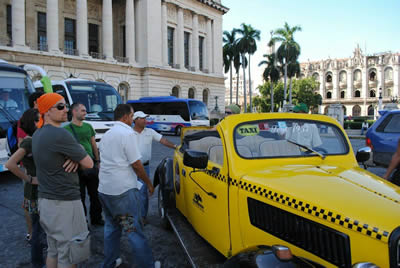 Taxi antiguo de La Habana
