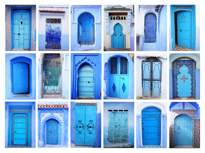 Las puertas azules de Chefchauen
