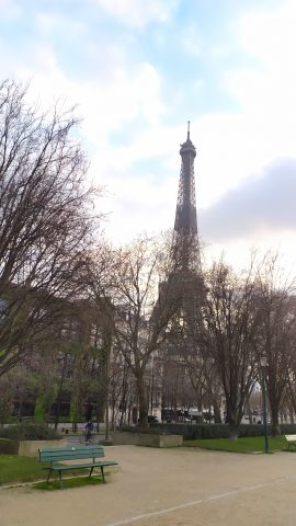 Torre Eiffel de París en tiempos del Covid-19