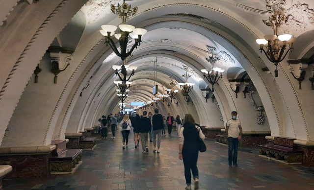 Estación de metro de Moscú
