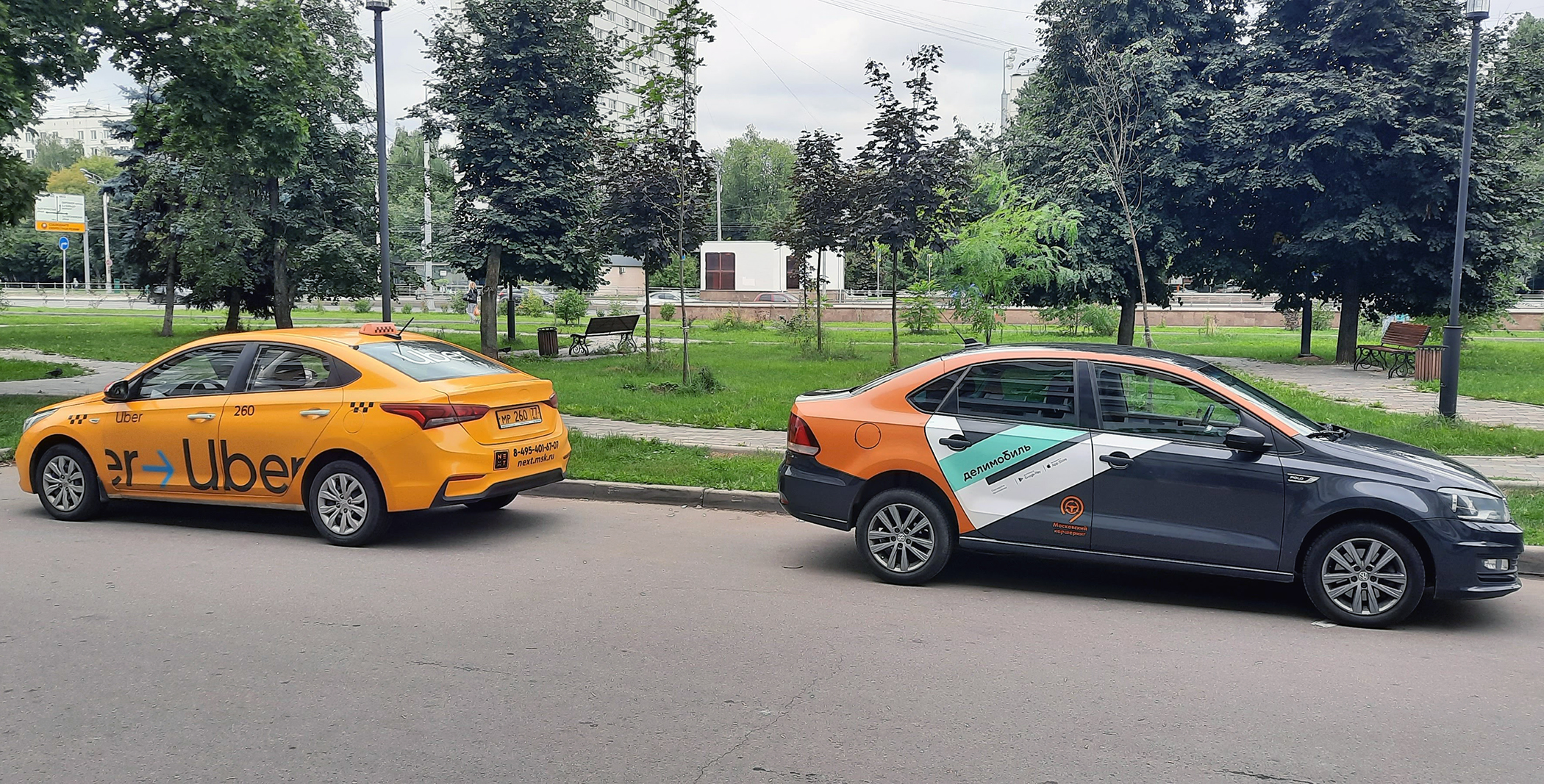 Taxi Uber de Moscú