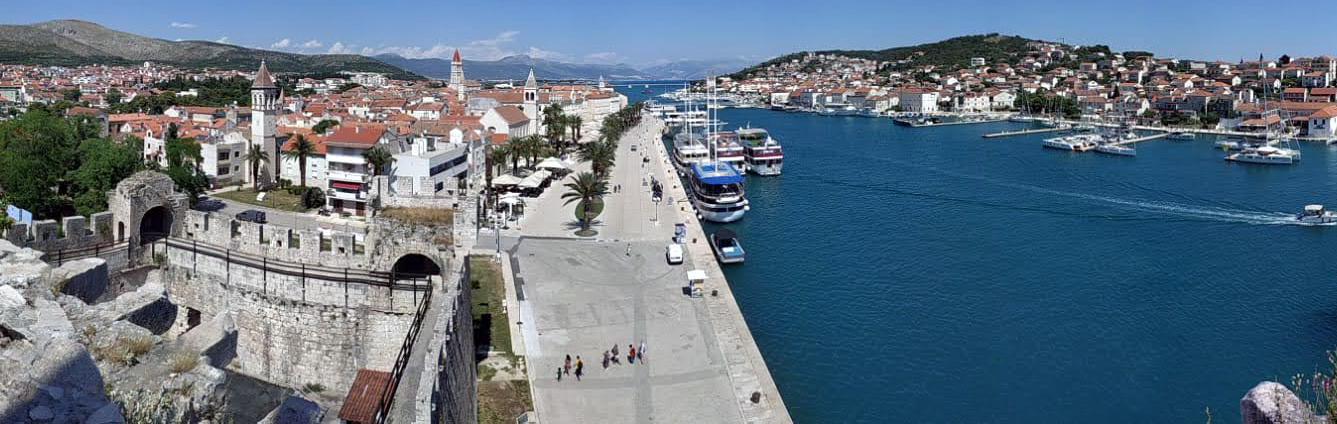 Panorámica de Trogir, Croacia