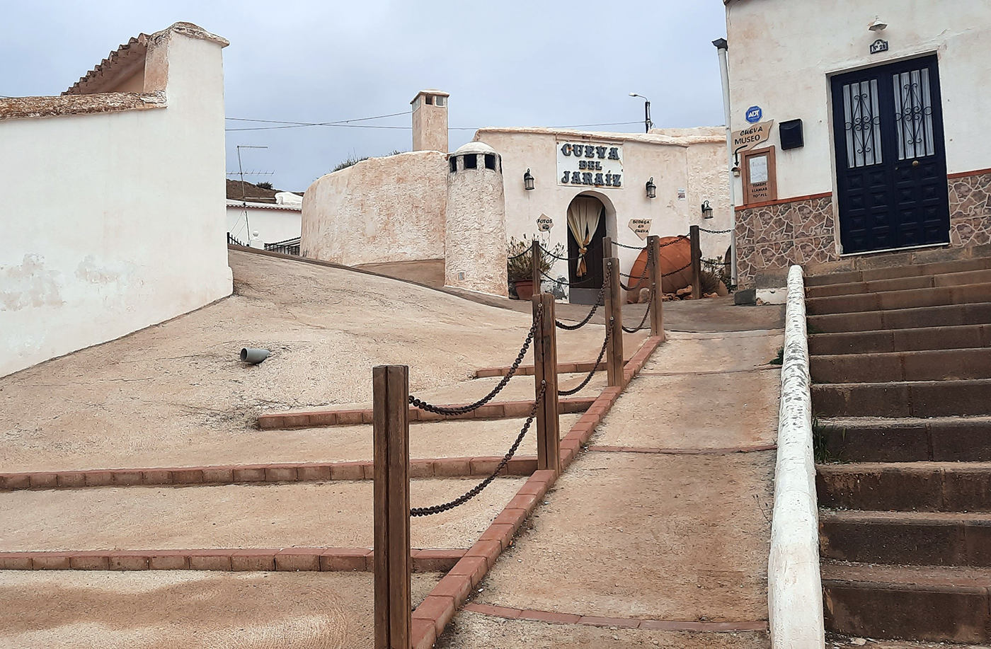 Barrio de las Casas Cuevas en Guadix