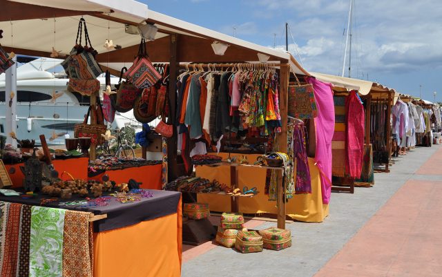 Mercadillo hippy en Formentera